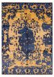 Casual  Transitional Blue Area rug 6x9 Indian Hand-knotted 315989
