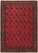 Bordered  Tribal Red Area rug 5x8 Turkish Hand-knotted 317965