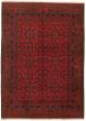 Bordered  Traditional Red Area rug 3x5 Afghan Hand-knotted 325992