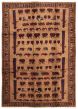 Bordered  Tribal  Area rug 6x9 Afghan Hand-knotted 326576
