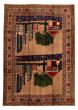 Bordered  Tribal  Area rug 6x9 Afghan Hand-knotted 326663