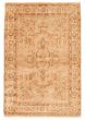Bordered  Traditional Brown Area rug 4x6 Afghan Hand-knotted 331497