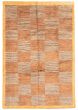 Casual  Transitional Brown Area rug 6x9 Pakistani Hand-knotted 331560