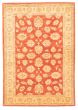 Bordered  Traditional Red Area rug 3x5 Afghan Hand-knotted 331651