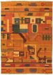 Bohemian  Transitional Brown Area rug 5x8 Turkish Flat-weave 335797