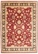 Bordered  Traditional Red Area rug 10x14 Pakistani Hand-knotted 338354