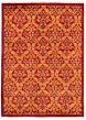 Casual  Transitional Red Area rug 4x6 Pakistani Hand-knotted 341300