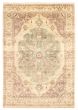 Bordered  Traditional Yellow Area rug 9x12 Indian Hand-knotted 344305
