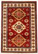 Bordered  Traditional Brown Area rug 3x5 Indian Hand-knotted 346397