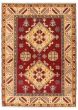 Bordered  Traditional Red Area rug 4x6 Indian Hand-knotted 346898
