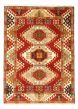 Bordered  Traditional Red Area rug 3x5 Indian Hand-knotted 347448