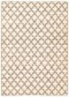 Flat-weaves & Kilims  Tribal Ivory Area rug 5x8 Indian Flat-weave 348497
