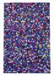 Accent  Transitional Blue Area rug 5x8 Argentina Handmade 349133