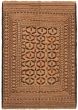 Bordered  Tribal Green Area rug 3x5 Afghan Flat-weave 356100