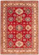 Bordered  Traditional Red Area rug 6x9 Afghan Hand-knotted 364380