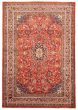 Bordered  Traditional Red Area rug 8x10 Persian Hand-knotted 364741