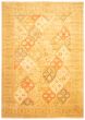 Geometric  Traditional Ivory Area rug Unique Pakistani Hand-knotted 368305