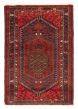 Bordered  Traditional Red Area rug 3x5 Persian Hand-knotted 371095