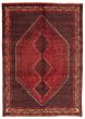 Bordered  Traditional Red Area rug 6x9 Turkish Hand-knotted 372157