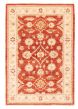 Bordered  Traditional Brown Area rug 3x5 Afghan Hand-knotted 374944