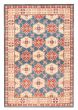 Bordered  Traditional Blue Area rug 3x5 Afghan Hand-knotted 375178