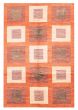 Transitional Brown Area rug 6x9 Pakistani Hand-knotted 375680