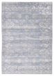 Transitional Blue Area rug 5x8 Indian Hand-knotted 377060