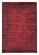 Bordered  Traditional Red Area rug 6x9 Afghan Hand-knotted 377847