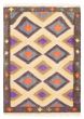 Flat-weaves & Kilims  Geometric Ivory Area rug 3x5 Turkish Flat-Weave 389351