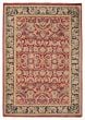 Floral  Transitional Red Area rug 5x8 Indian Hand-knotted 392568