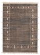 Carved Tribal Grey Area rug 9x12 Pakistani Hand-knotted 405971