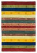 Gabbeh Tribal Multi Rectangle 4x6 Indian Hand Loomed 422972