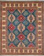 Geometric  Traditional Blue Area rug 6x9 Afghan Hand-knotted 247148
