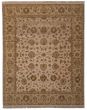 Bohemian  Southwestern Ivory Area rug 6x9 Indian Hand-knotted 253309