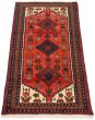 Bordered  Traditional Brown Area rug Unique Persian Hand-knotted 296652