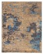 Casual  Contemporary Grey Area rug 6x9 Indian Hand-knotted 345434