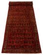 Persian Zanjan 4'8" x 12'2" Hand-knotted Wool Rug 