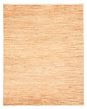 Gabbeh  Solid Ivory Area rug 4x6 Pakistani Hand-knotted 368433