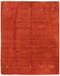 Gabbeh  Tribal Brown Area rug 6x9 Indian Hand Loomed 368744
