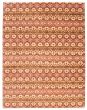 Transitional Brown Area rug 12x15 Indian Hand-knotted 373962