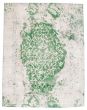 Contemporary  Transitional Green Area rug 9x12 Turkish Hand-knotted 374106