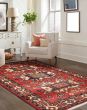 Bordered  Traditional Red Area rug 3x5 Persian Hand-knotted 382428