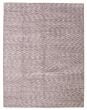 Carved  Transitional Grey Area rug 6x9 Indian Hand Loomed 387318