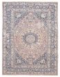 Vintage Brown Area rug 8x10 Turkish Hand-knotted 392089