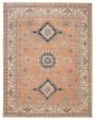Geometric  Vintage/Distressed Brown Area rug 9x12 Afghan Hand-knotted 392582