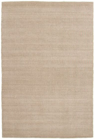 Casual  Transitional Ivory Area rug 6x9 Indian Hand Loomed 340122