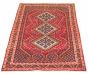 Bordered  Traditional Red Area rug 3x5 Persian Hand-knotted 310764