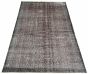 Overdyed  Transitional Brown Area rug 5x8 Turkish Hand-knotted 323736