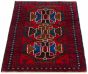 Afghan Teimani 2'7" x 4'2" Hand-knotted Wool Rug 