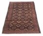 Afghan Royal Baluch 4'2" x 8'2" Hand-knotted Wool Rug 